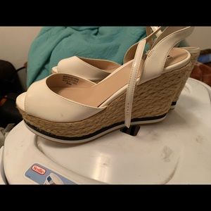 Brand new Wedge sandals never worn 14th &Union